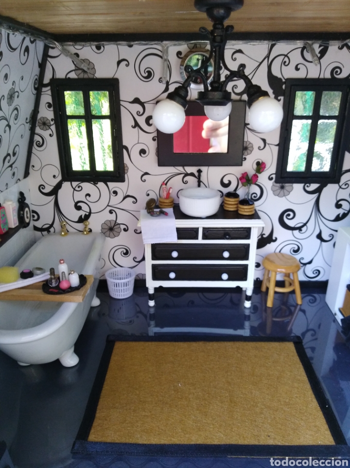 Casas de mu&ntilde;ecas: Casa de mu&ntilde;ecas cuarto de ba&ntilde;o - Foto 8