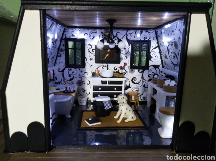 Casas de mu&ntilde;ecas: Casa de mu&ntilde;ecas cuarto de ba&ntilde;o - Foto 9
