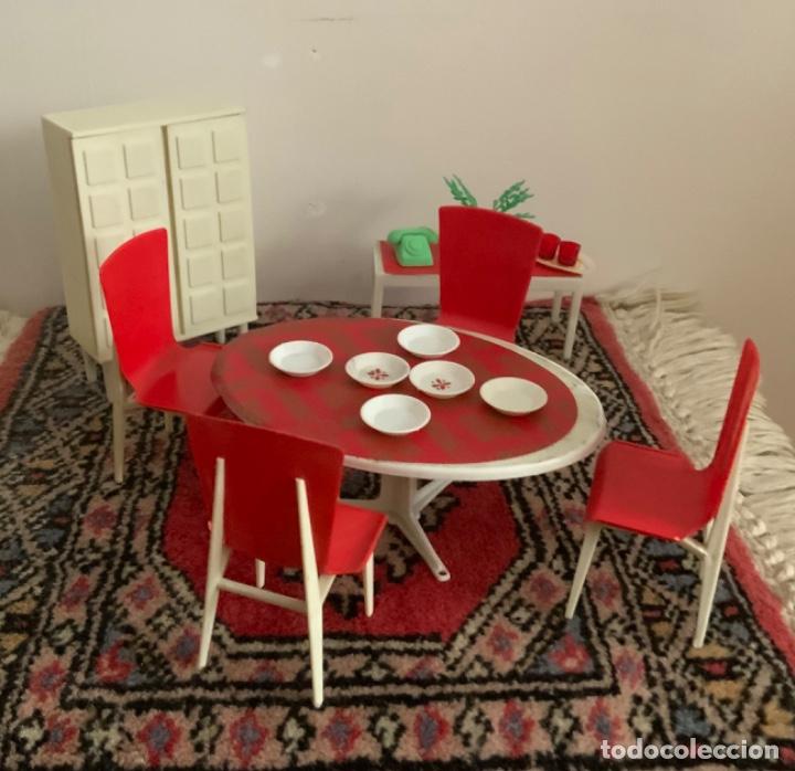 Casas de mu&ntilde;ecas: COMEDOR CASA DE MU&Ntilde;ECAS HOGARIN, A&Ntilde;O 70 - Foto 4