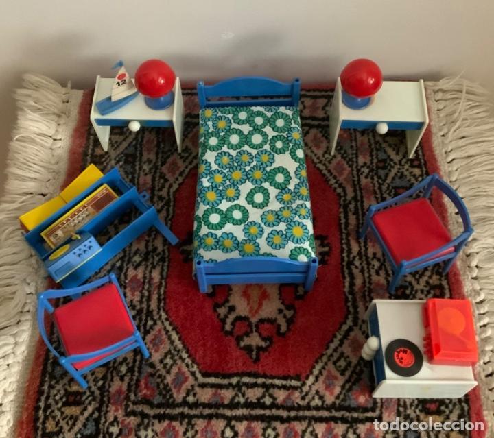 Casas de mu&ntilde;ecas: DORMITORIO AZUL, CASA DE MU&Ntilde;ECAS HOGARIN, A&Ntilde;O 70 - Foto 3