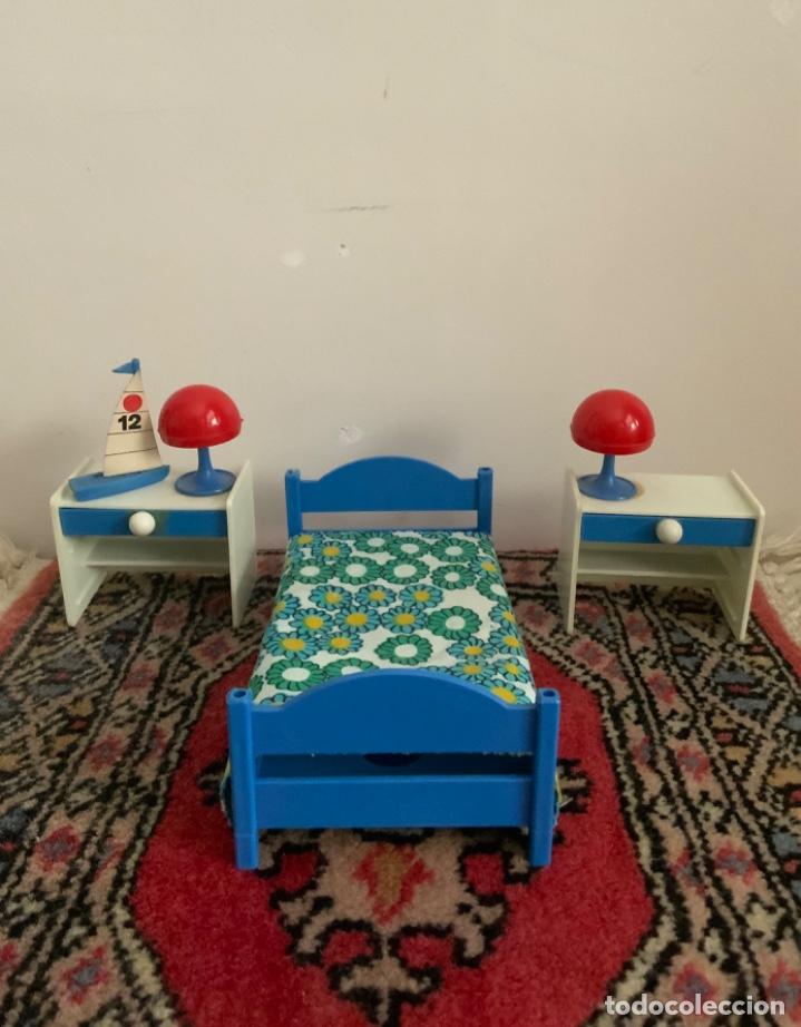 Casas de mu&ntilde;ecas: DORMITORIO AZUL, CASA DE MU&Ntilde;ECAS HOGARIN, A&Ntilde;O 70 - Foto 9