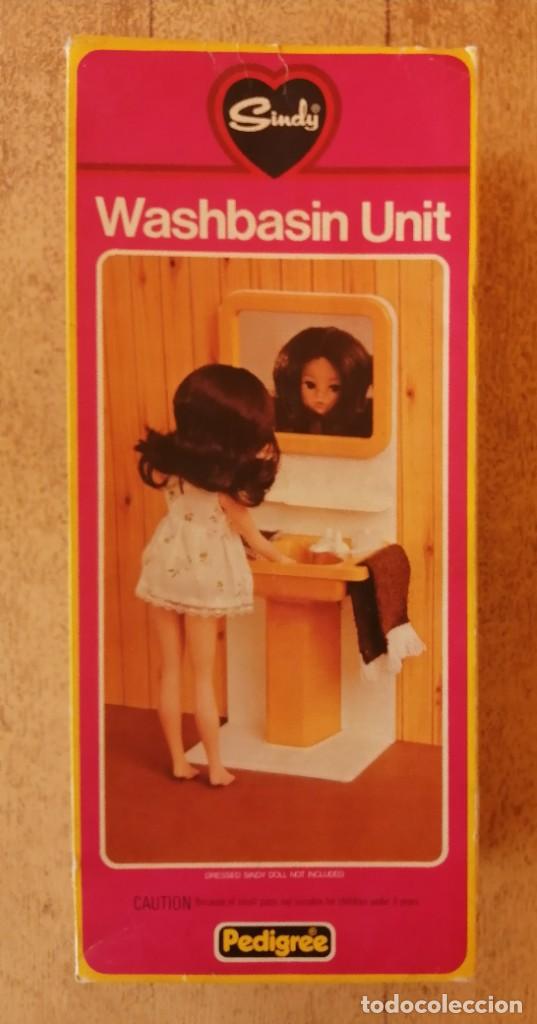 Casas de mu&ntilde;ecas: Lavabo Sindy Pedigree, con caja original - Foto 13