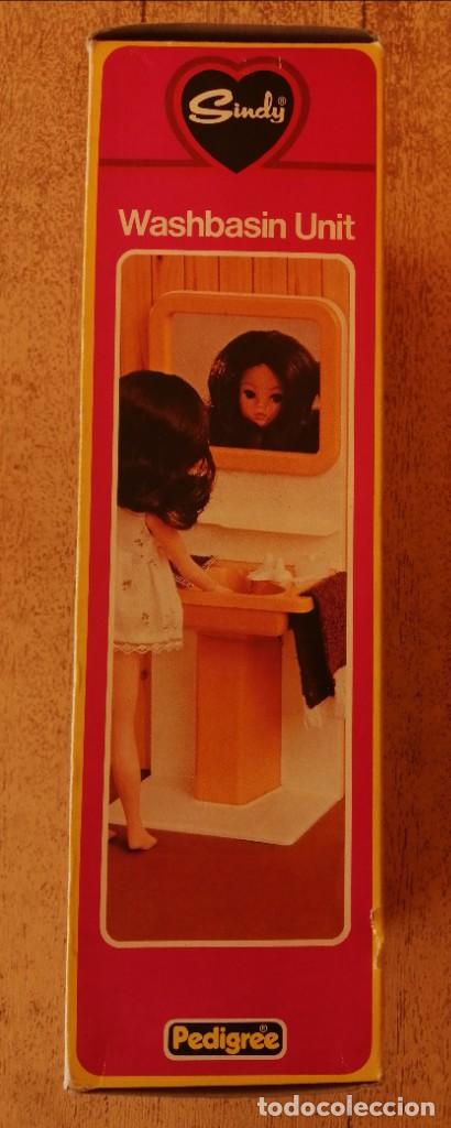 Casas de mu&ntilde;ecas: Lavabo Sindy Pedigree, con caja original - Foto 14