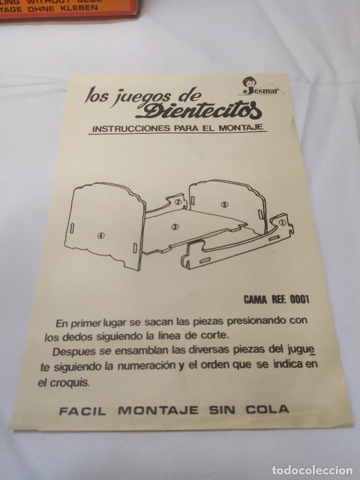 Casas de mu&ntilde;ecas: Los juegos de dientecitos de Jesmar, cama. - Foto 3