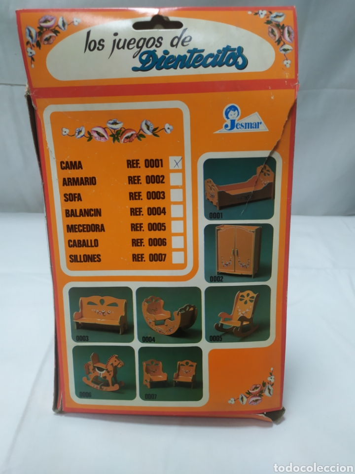 Casas de mu&ntilde;ecas: Los juegos de dientecitos de Jesmar, cama. - Foto 2