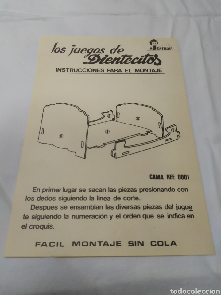 Casas de mu&ntilde;ecas: Los juegos de dientecitos de Jesmar, cama. - Foto 4