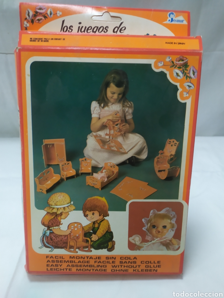 Casas de mu&ntilde;ecas: Los juegos de dientecitos de Jesmar, cama. - Foto 1