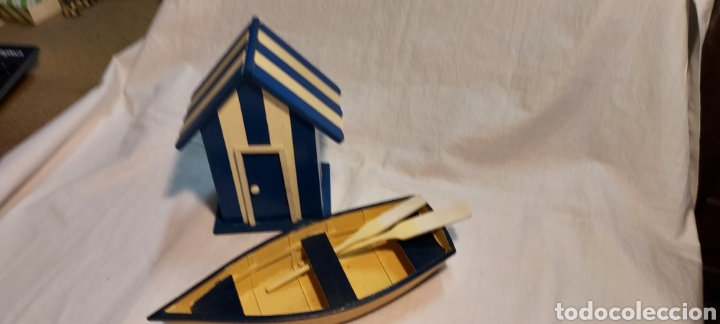 Casas de mu&ntilde;ecas: CASETA Y BARCA DE MADERA - Foto 2