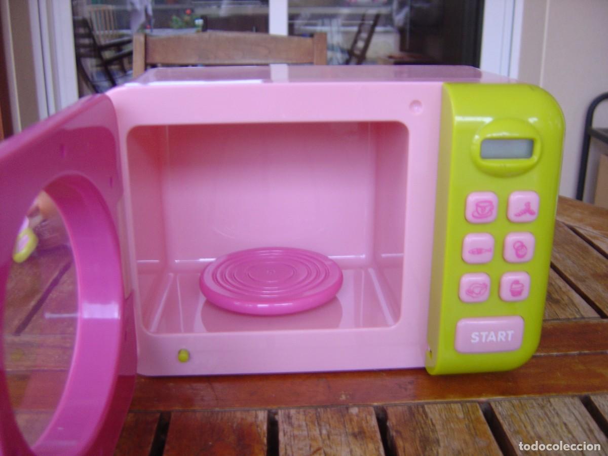 Casas de mu&ntilde;ecas: ACCESORIO ORIGINAL BARBIE MATTEL MICROONDAS. Excelente conservaci&oacute;n. Con complementos. - Foto 2