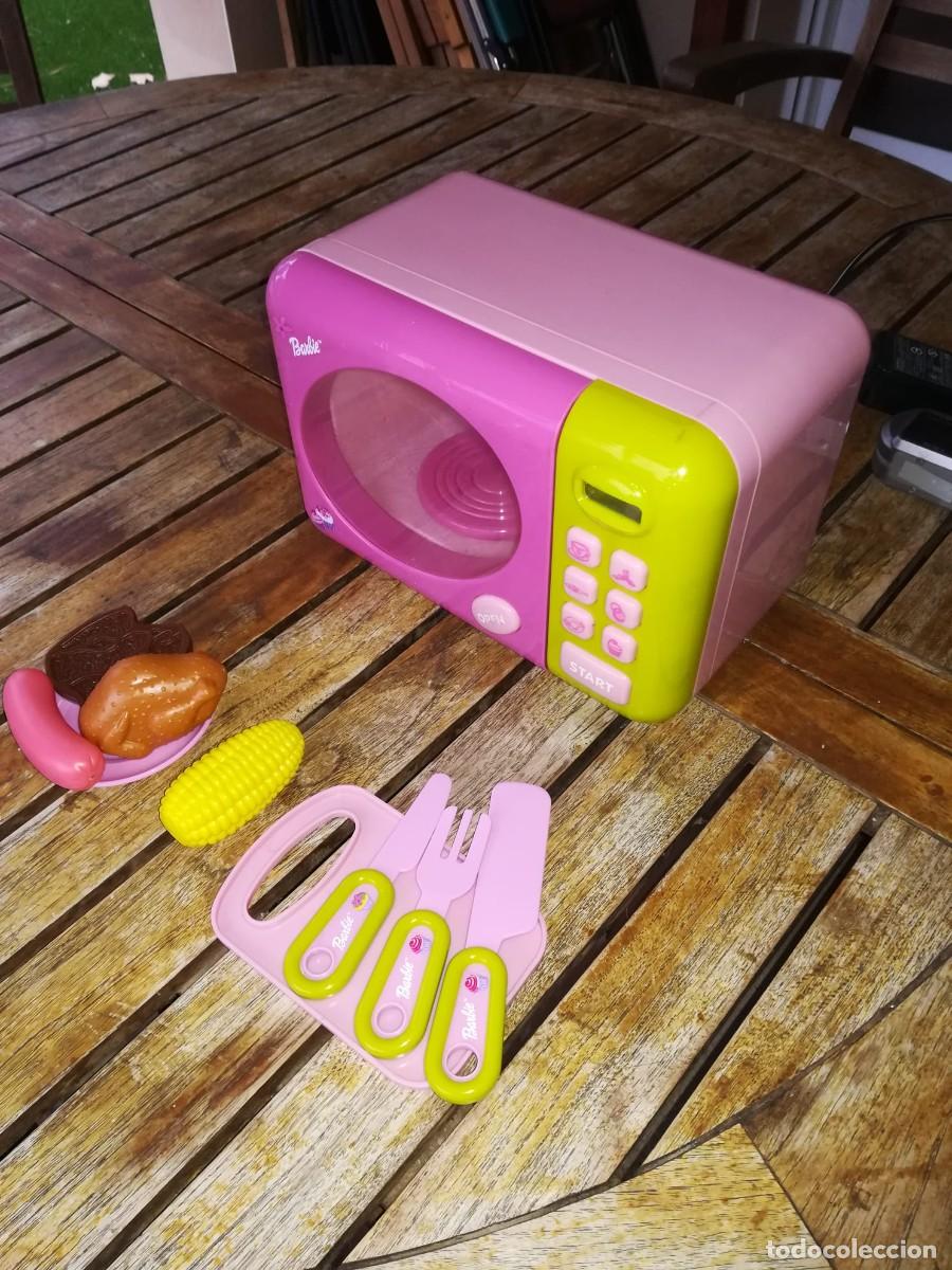 Casas de mu&ntilde;ecas: ACCESORIO ORIGINAL BARBIE MATTEL MICROONDAS. Excelente conservaci&oacute;n. Con complementos. - Foto 6