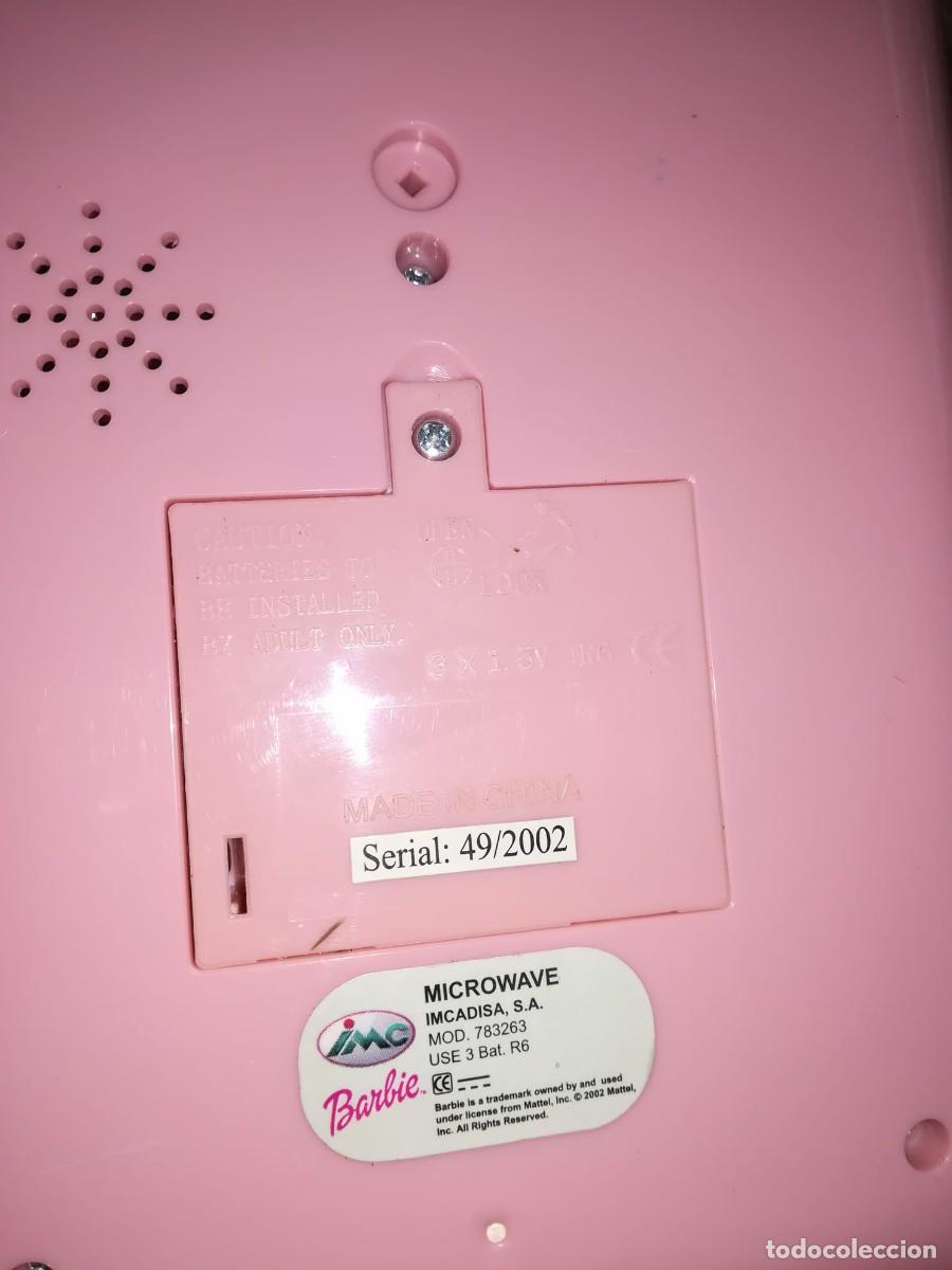 Casas de mu&ntilde;ecas: ACCESORIO ORIGINAL BARBIE MATTEL MICROONDAS. Excelente conservaci&oacute;n. Con complementos. - Foto 7