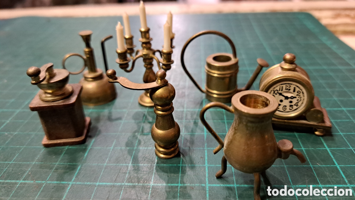 Casas de mu&ntilde;ecas: Lote Miniatura bronce - Foto 1