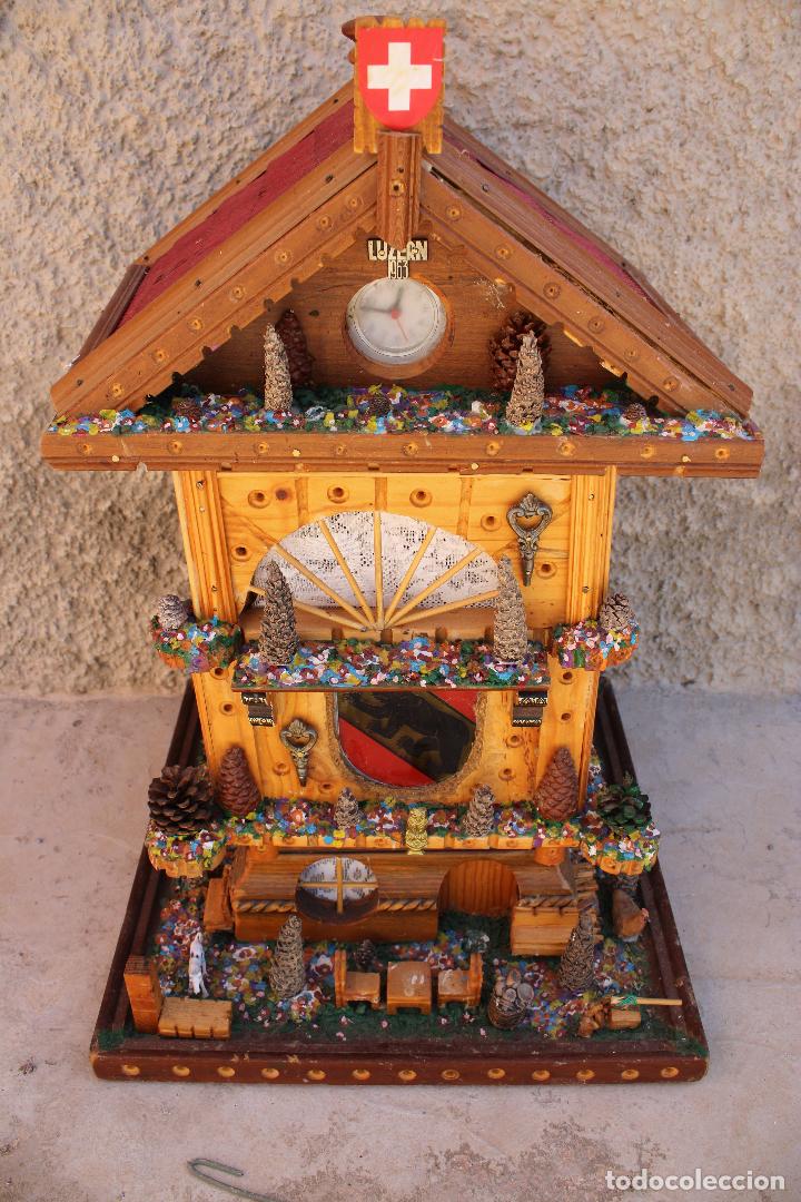 Casas de mu&ntilde;ecas: reloj casa de mu&ntilde;ecas suizo - Foto 3