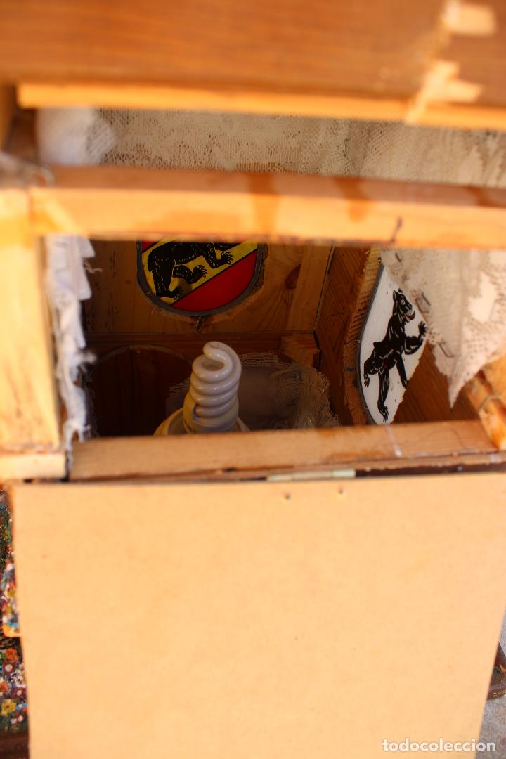 Casas de mu&ntilde;ecas: reloj casa de mu&ntilde;ecas suizo - Foto 4