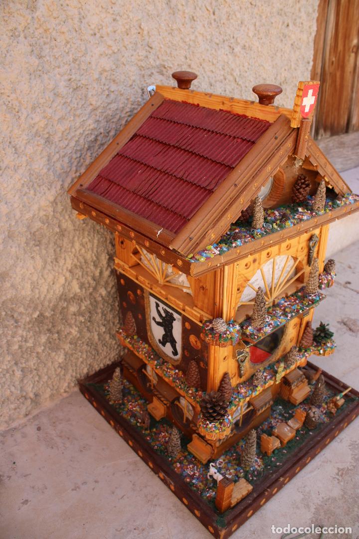 Casas de mu&ntilde;ecas: reloj casa de mu&ntilde;ecas suizo - Foto 6