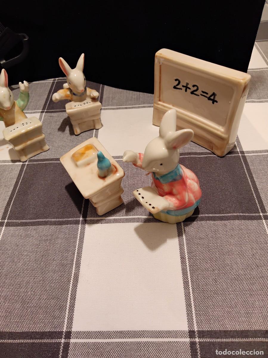 Casas de mu&ntilde;ecas: ESCUELA DE CONEJITOS PORCELANA - Foto 2