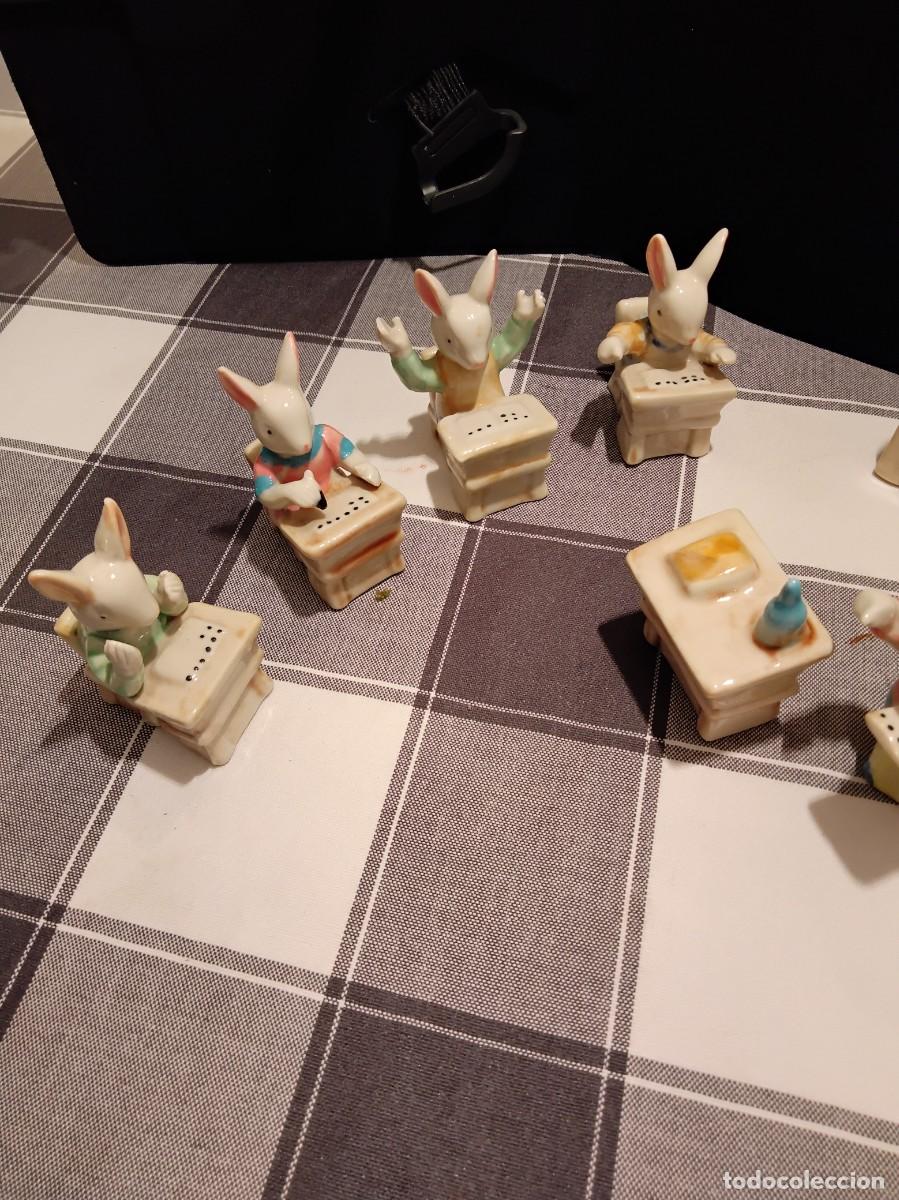 Casas de mu&ntilde;ecas: ESCUELA DE CONEJITOS PORCELANA - Foto 4
