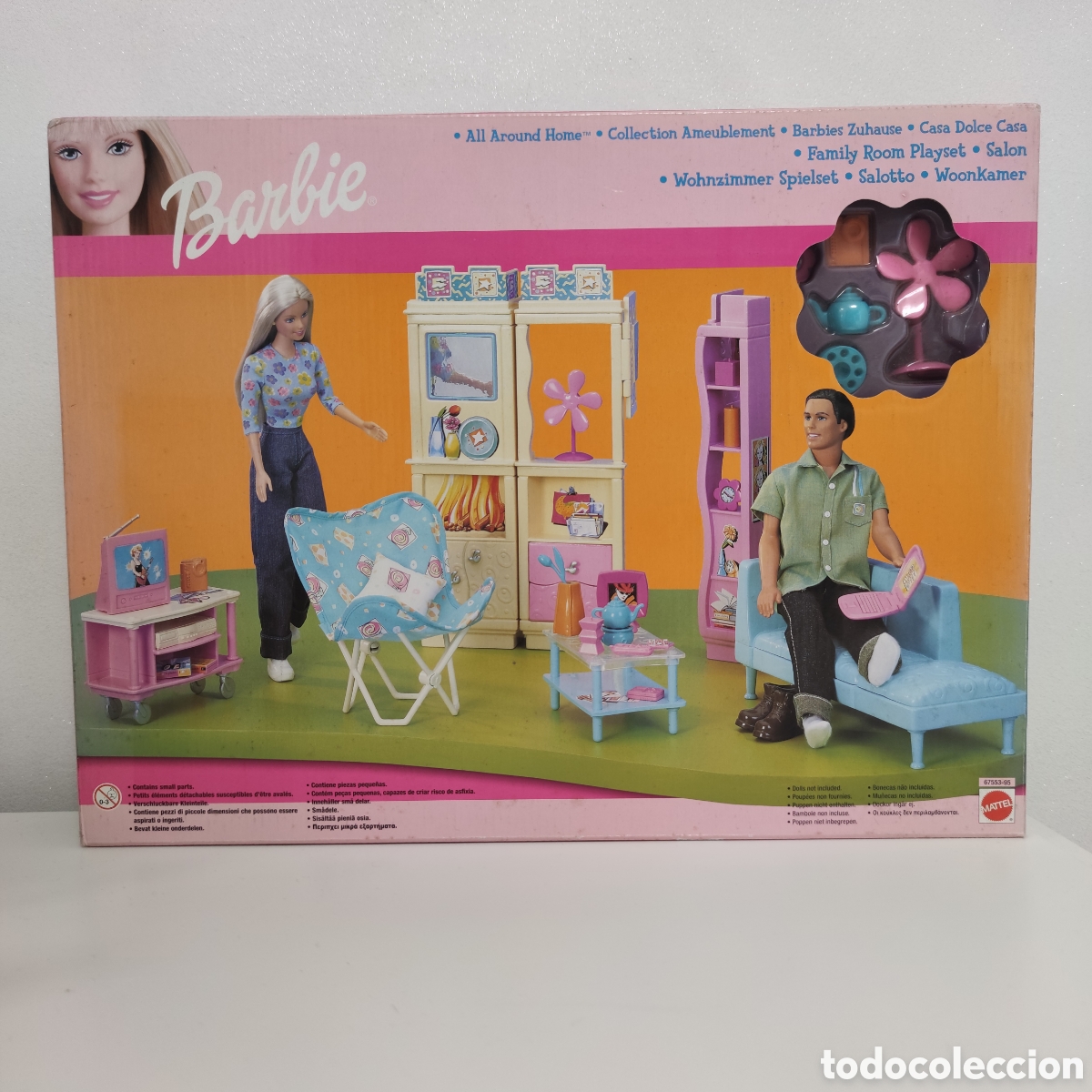 SET BARBIE CASA CON PISCINA + BAMBOLE