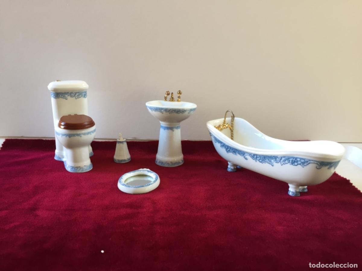 juego de accesorios baño de porcelana - Compra venta en todocoleccion