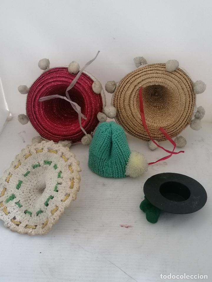 Casas de mu&ntilde;ecas: CONJUNTO DE 5 SOMBREROS DE MU&Ntilde;ECA - Foto 2