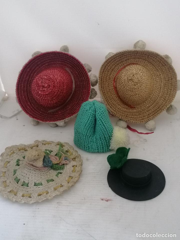 Casas de mu&ntilde;ecas: CONJUNTO DE 5 SOMBREROS DE MU&Ntilde;ECA - Foto 1