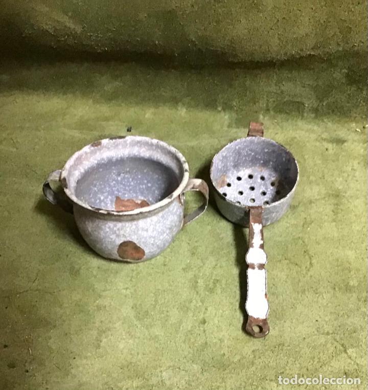 Casas de mu&ntilde;ecas: COCINITAS ESMALTADAS A&Ntilde;OS 40 - Foto 1