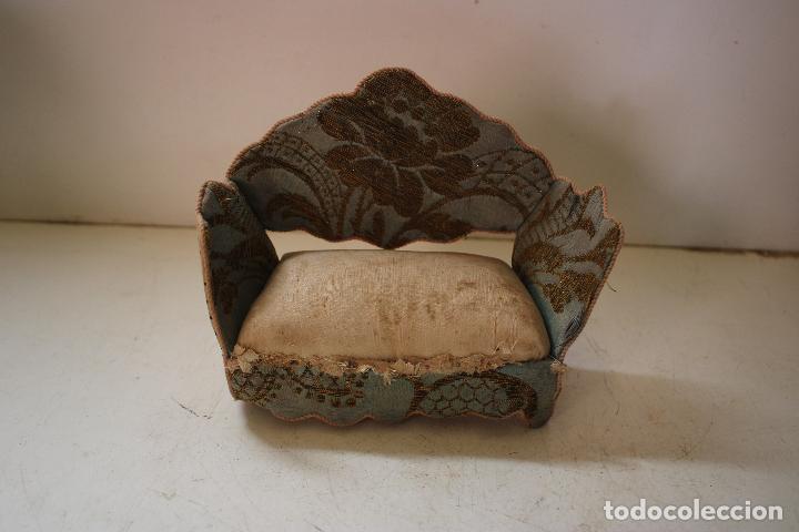 Casas de mu&ntilde;ecas: sof&aacute; antiguo para casa de mu&ntilde;ecas - Foto 4