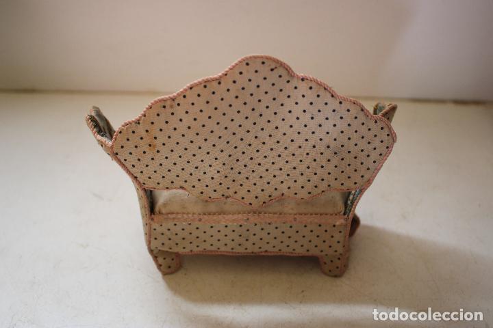 Casas de mu&ntilde;ecas: sof&aacute; antiguo para casa de mu&ntilde;ecas - Foto 5