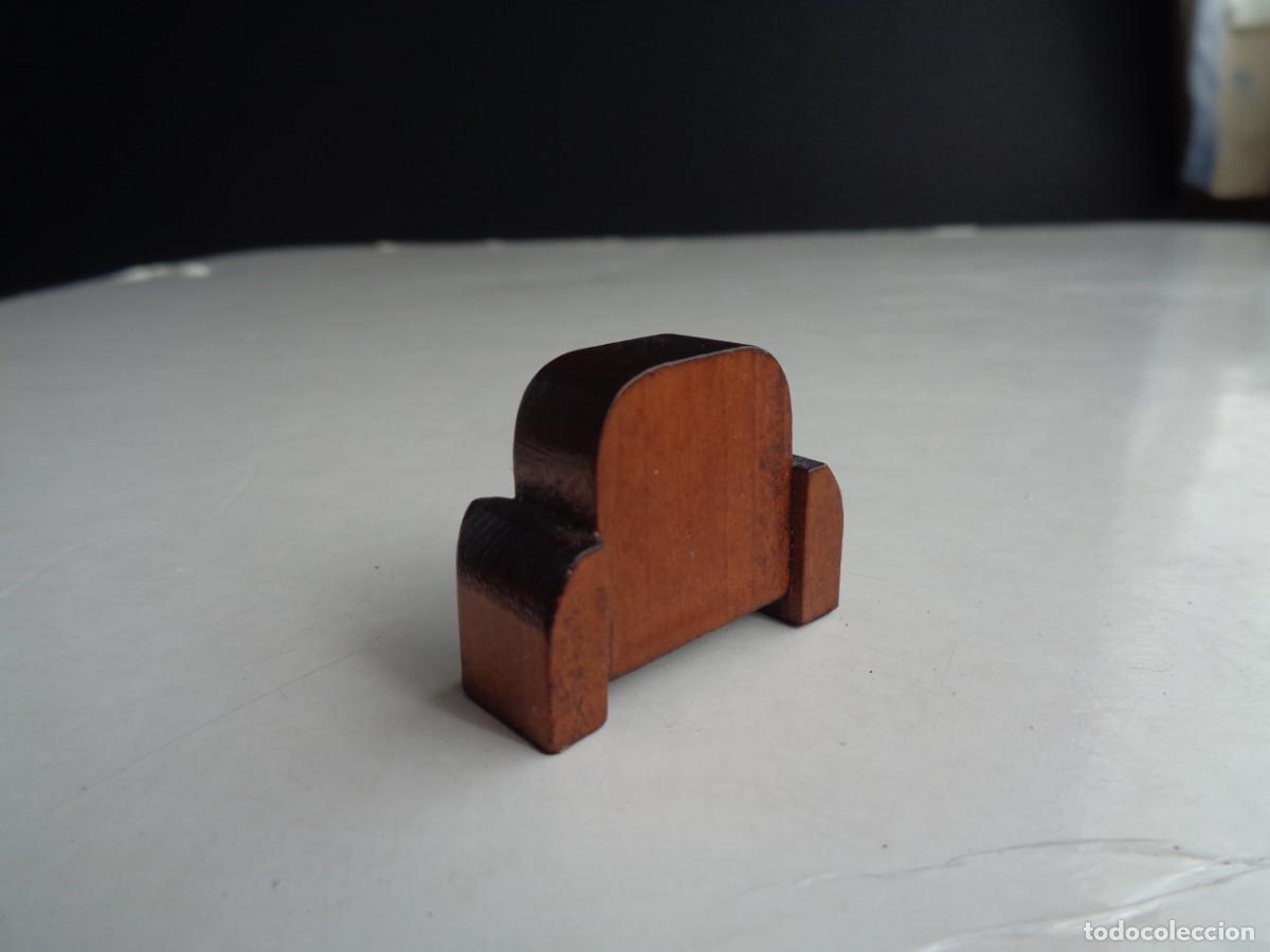 Casas de mu&ntilde;ecas: PEQUE&Ntilde;O RELOJ DE MADERA - Foto 3