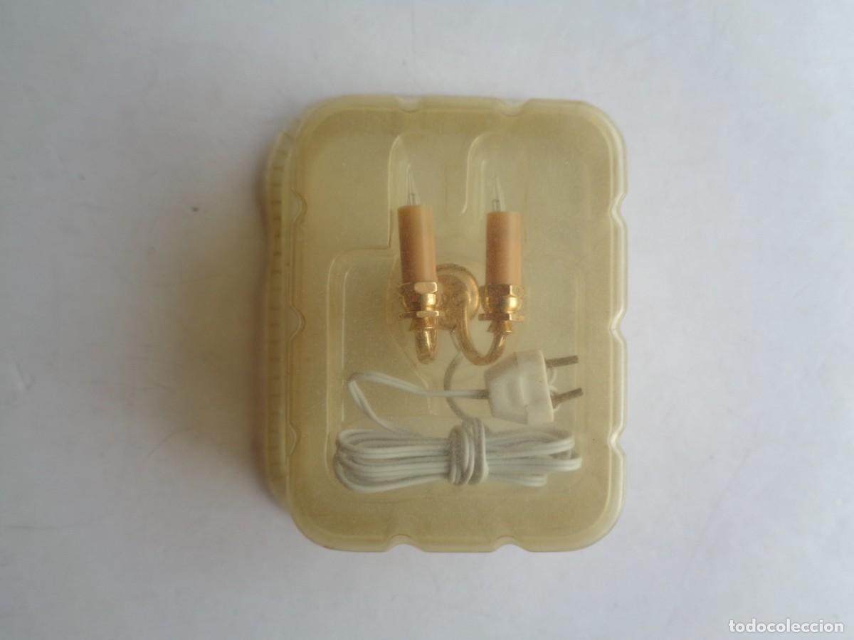 Casas de mu&ntilde;ecas: APLIQUE DE PARED ELECTRIFICADO - Foto 1