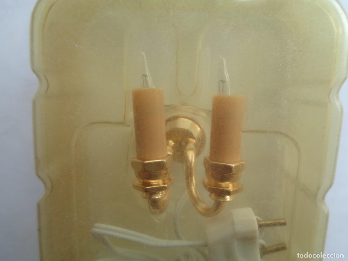 Casas de mu&ntilde;ecas: APLIQUE DE PARED ELECTRIFICADO - Foto 4