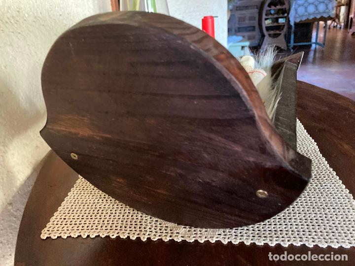 Casas de mu&ntilde;ecas: Cuna mecedora de madera para mu&ntilde;ecas - Foto 3