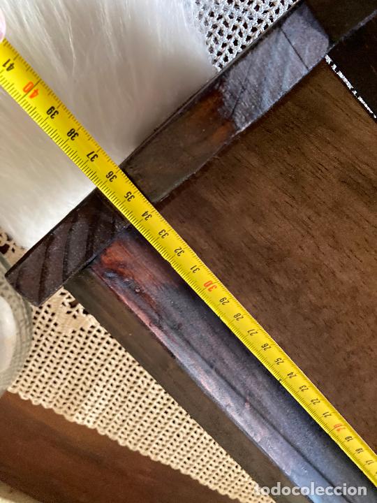 Casas de mu&ntilde;ecas: Cuna mecedora de madera para mu&ntilde;ecas - Foto 8