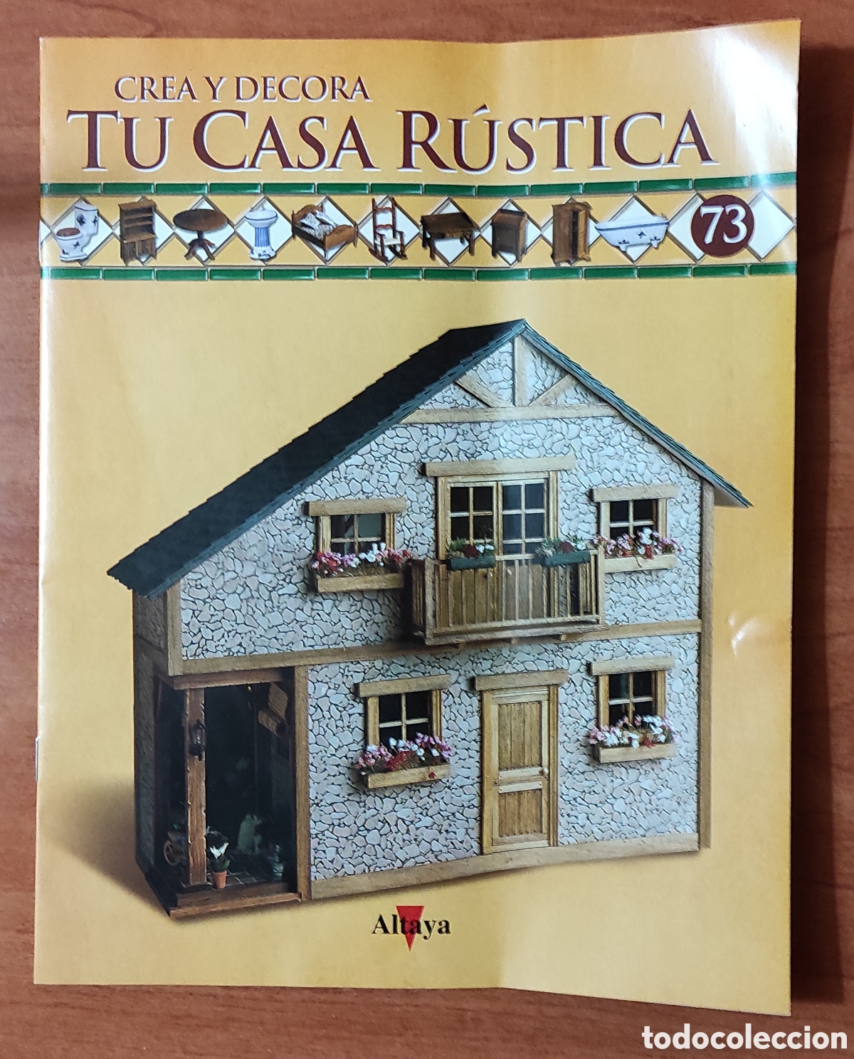 Casas de mu&ntilde;ecas: Fasc&iacute;culo 73 crea y decora tu casa r&uacute;stica - Foto 1