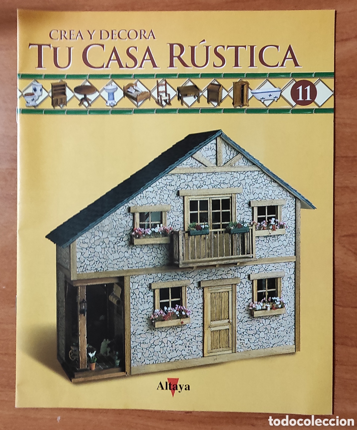 Casas de mu&ntilde;ecas: Fasc&iacute;culo 11 crea y decora tu casa r&uacute;stica - Foto 1