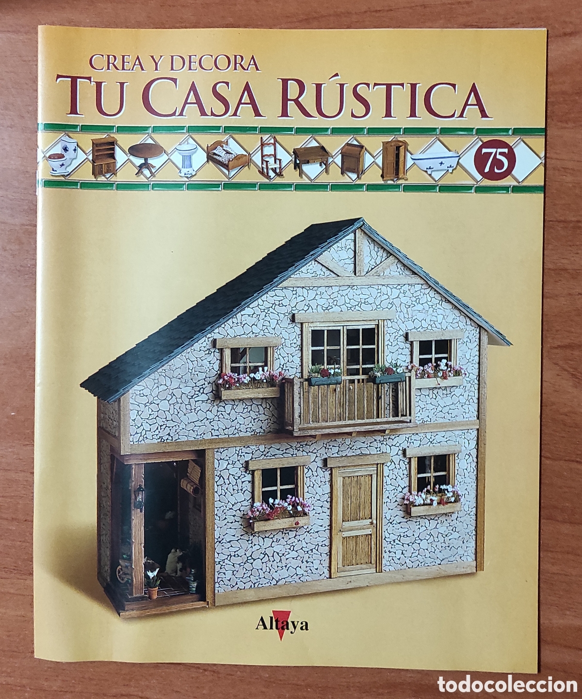 Casas de mu&ntilde;ecas: Fasc&iacute;culo 75 crea y decora tu casa r&uacute;stica - Foto 1
