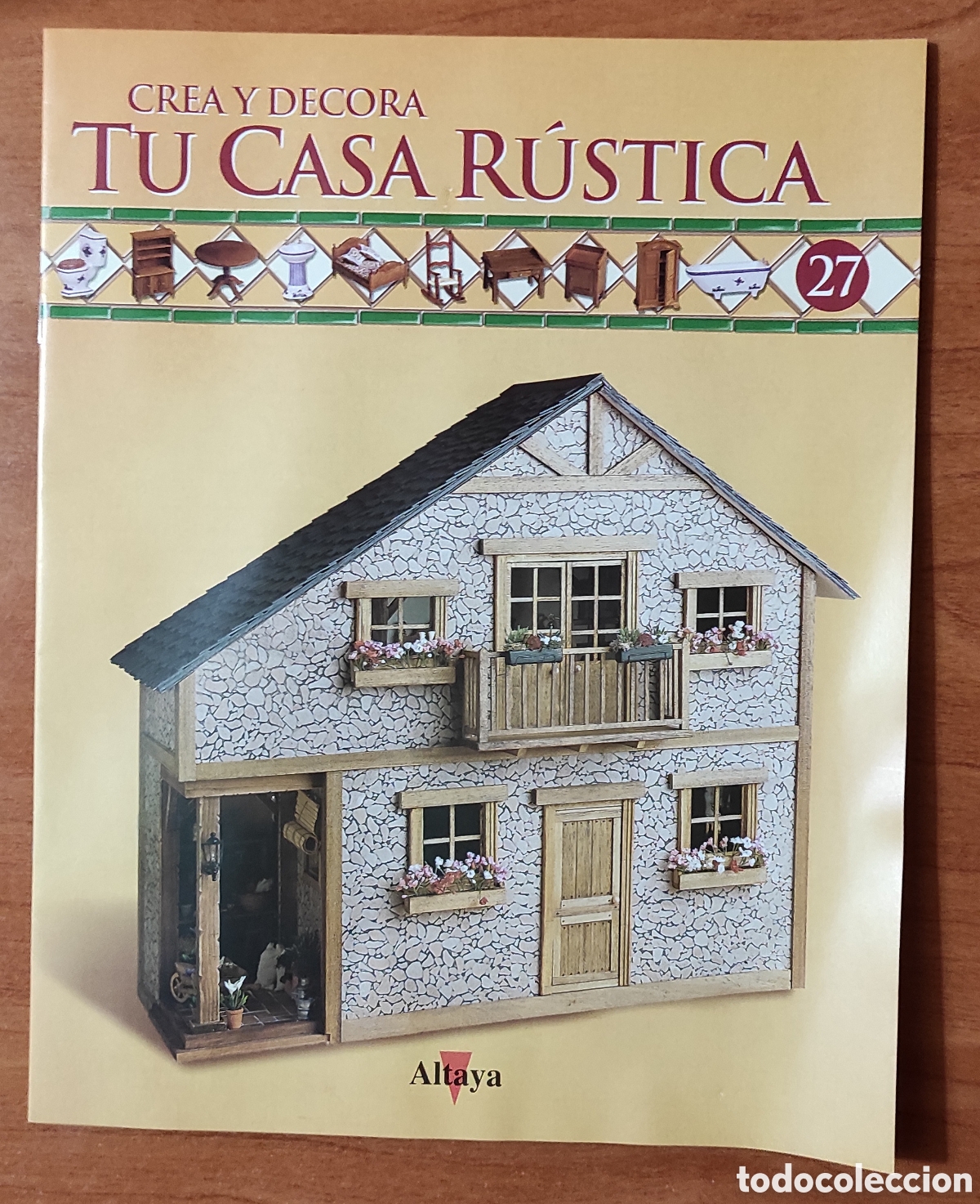 Casas de mu&ntilde;ecas: Fasc&iacute;culo 27 crea y decora tu casa r&uacute;stica - Foto 1