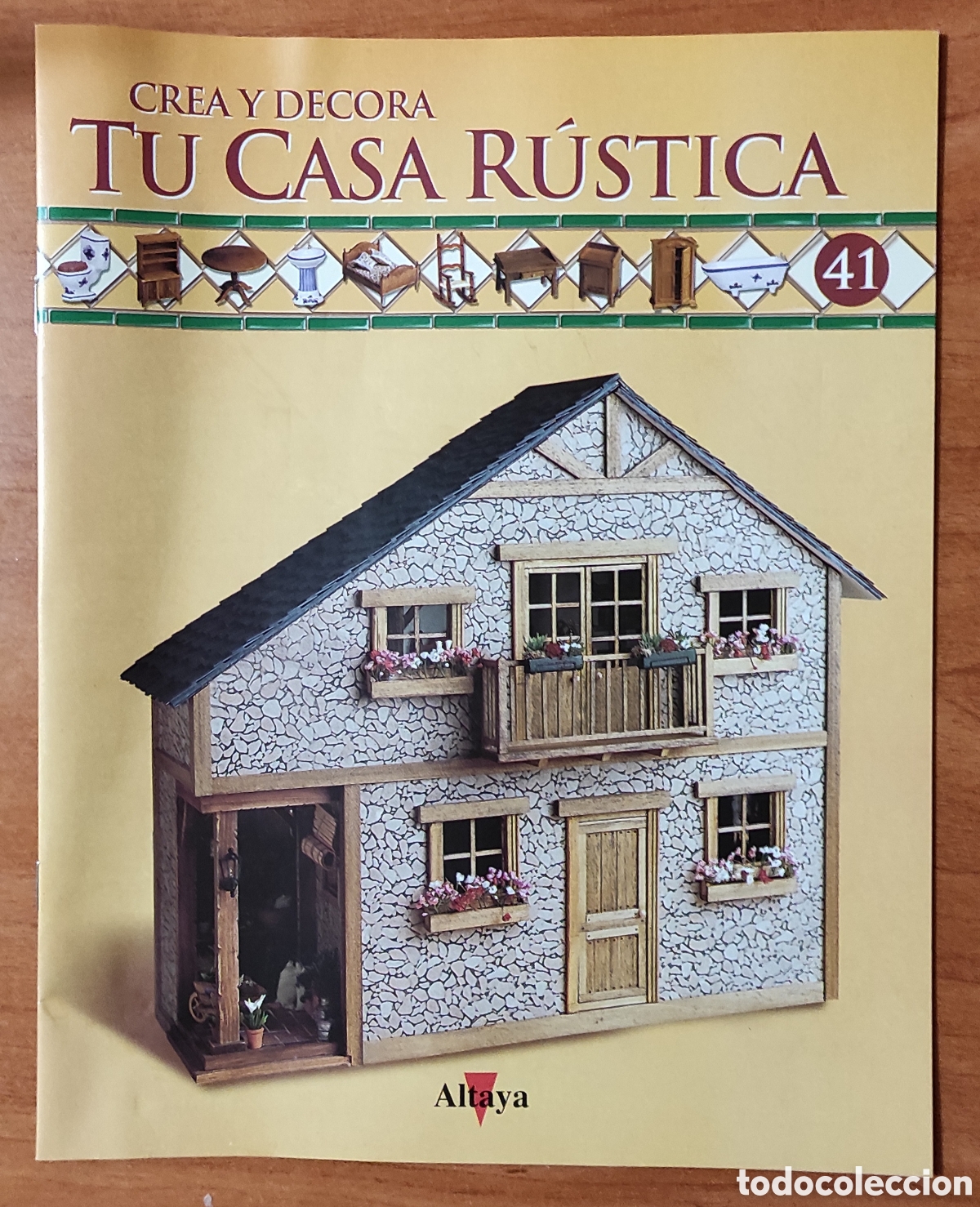 Casas de mu&ntilde;ecas: Fasc&iacute;culo 41 crea y decora tu casa r&uacute;stica - Foto 1