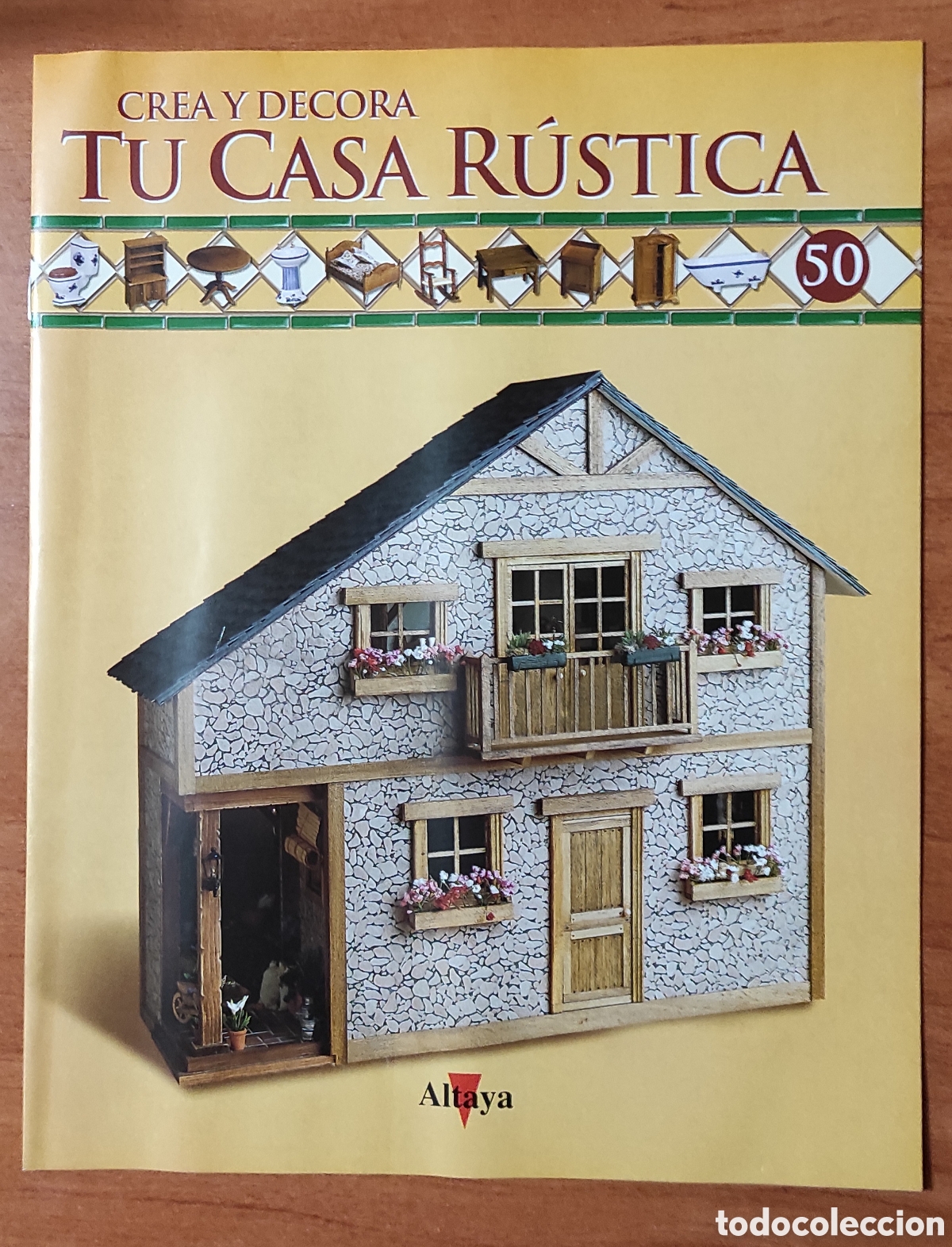 Casas de mu&ntilde;ecas: Fasc&iacute;culo 50 crea y decora tu casa r&uacute;stica - Foto 1