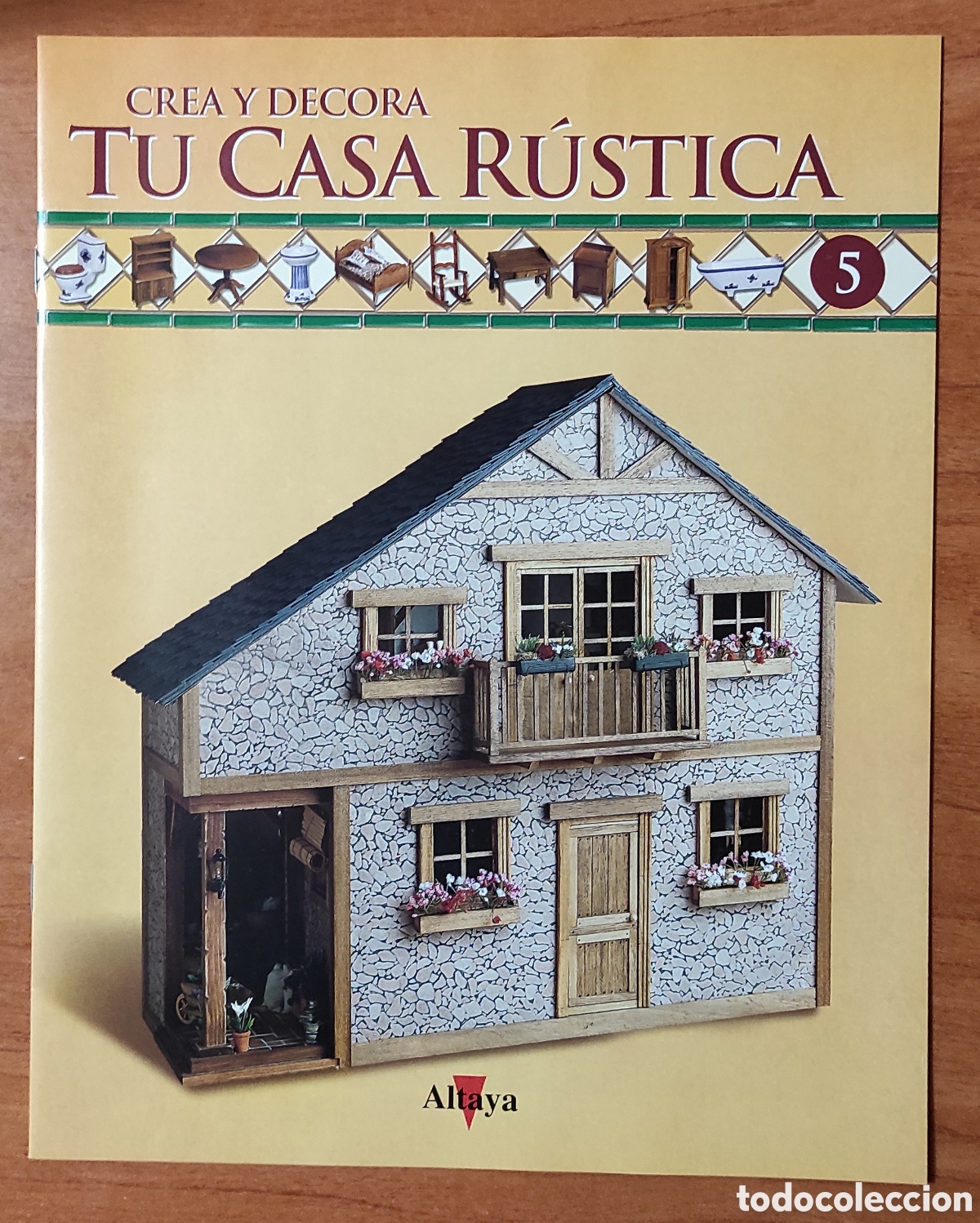 Casas de mu&ntilde;ecas: Fasc&iacute;culo 5 crea y decora tu casa r&uacute;stica - Foto 1