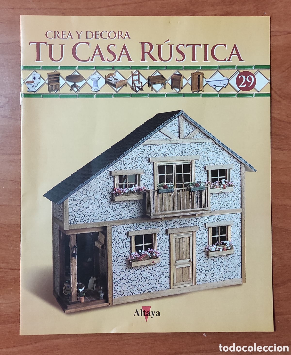 Casas de mu&ntilde;ecas: Fasc&iacute;culo 29 crea y decora tu casa r&uacute;stica - Foto 1