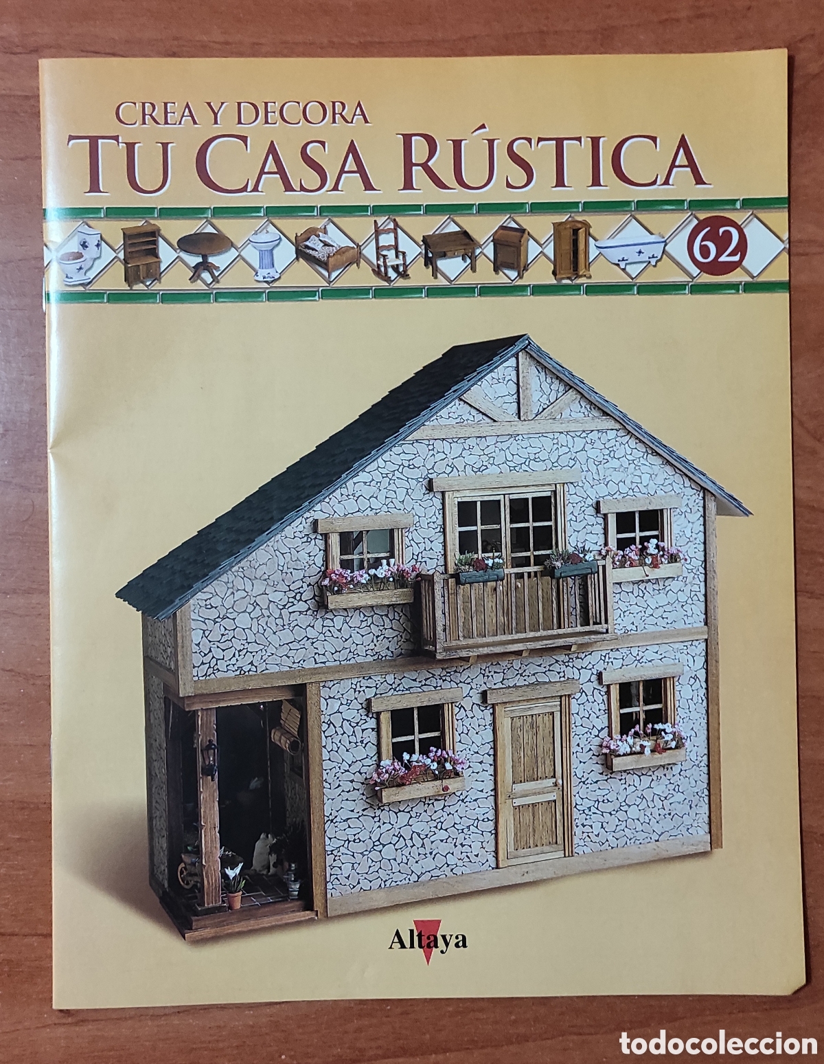 Casas de mu&ntilde;ecas: Fasc&iacute;culo 62 crea y decora tu casa r&uacute;stica - Foto 1