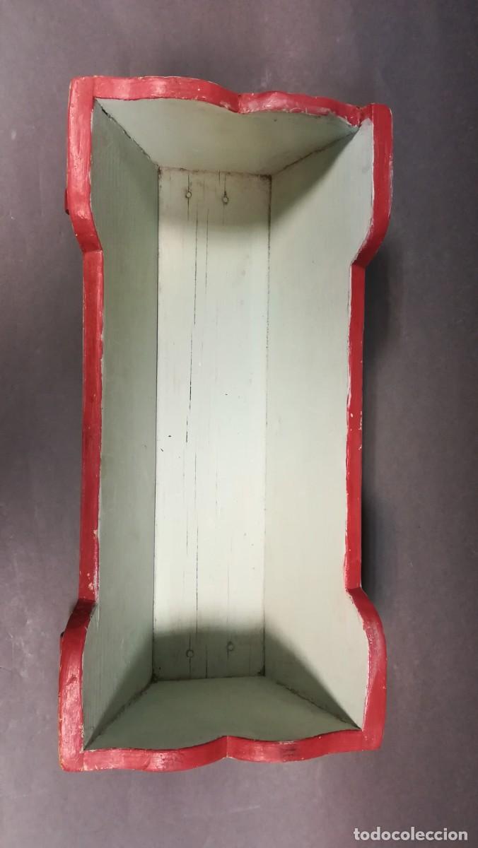 Casas de mu&ntilde;ecas: CUNA DE MADERA PINTADA PARA MU&Ntilde;ECAS - Foto 7