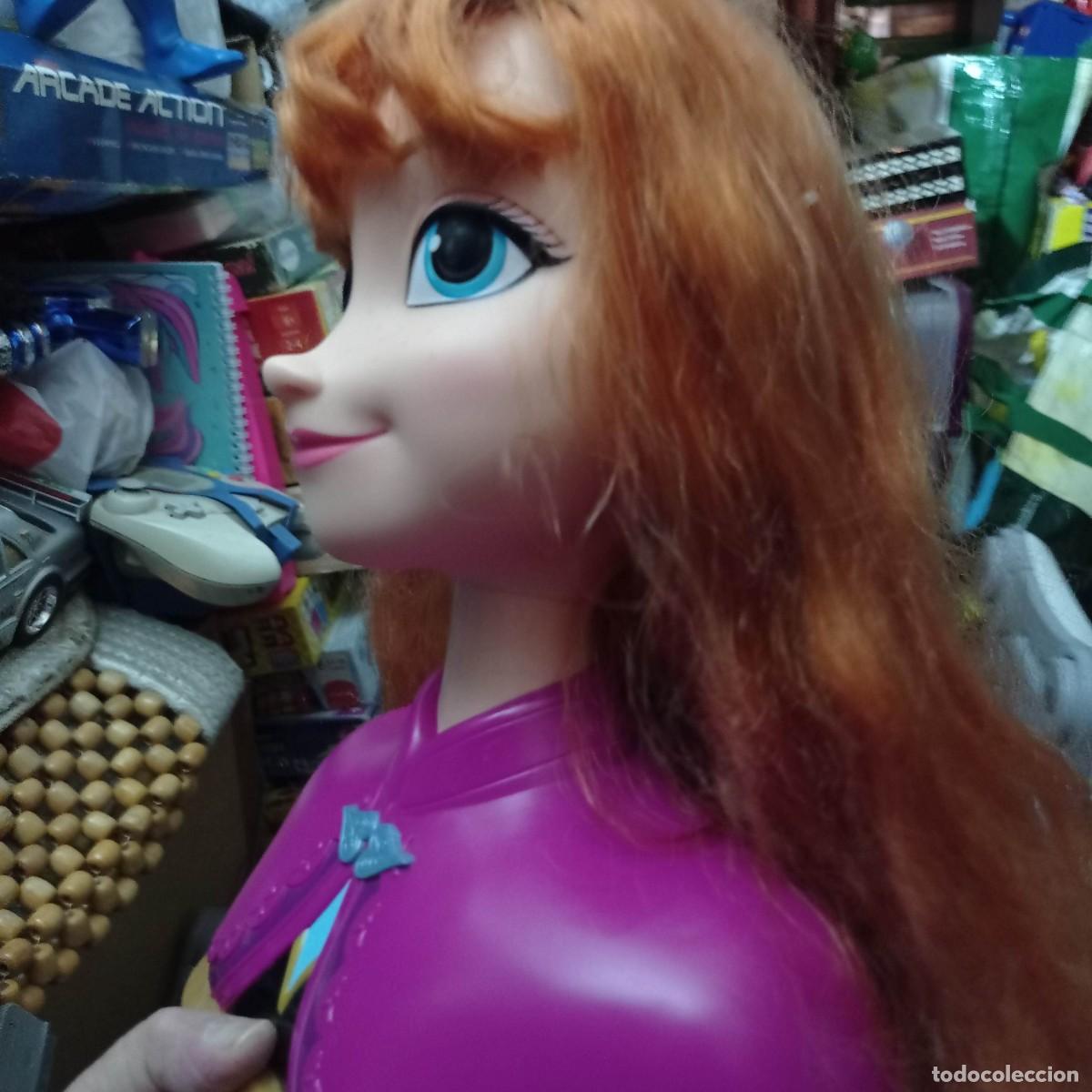 Casas de mu&ntilde;ecas: Busto peinable Anna Frozen - Foto 3