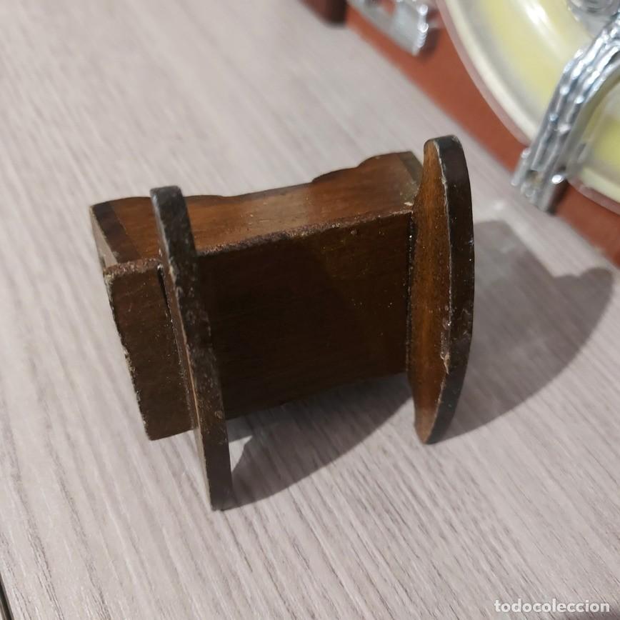 Casas de mu&ntilde;ecas: CUNA MECEDORA MADERA CON COLCHON - Foto 3