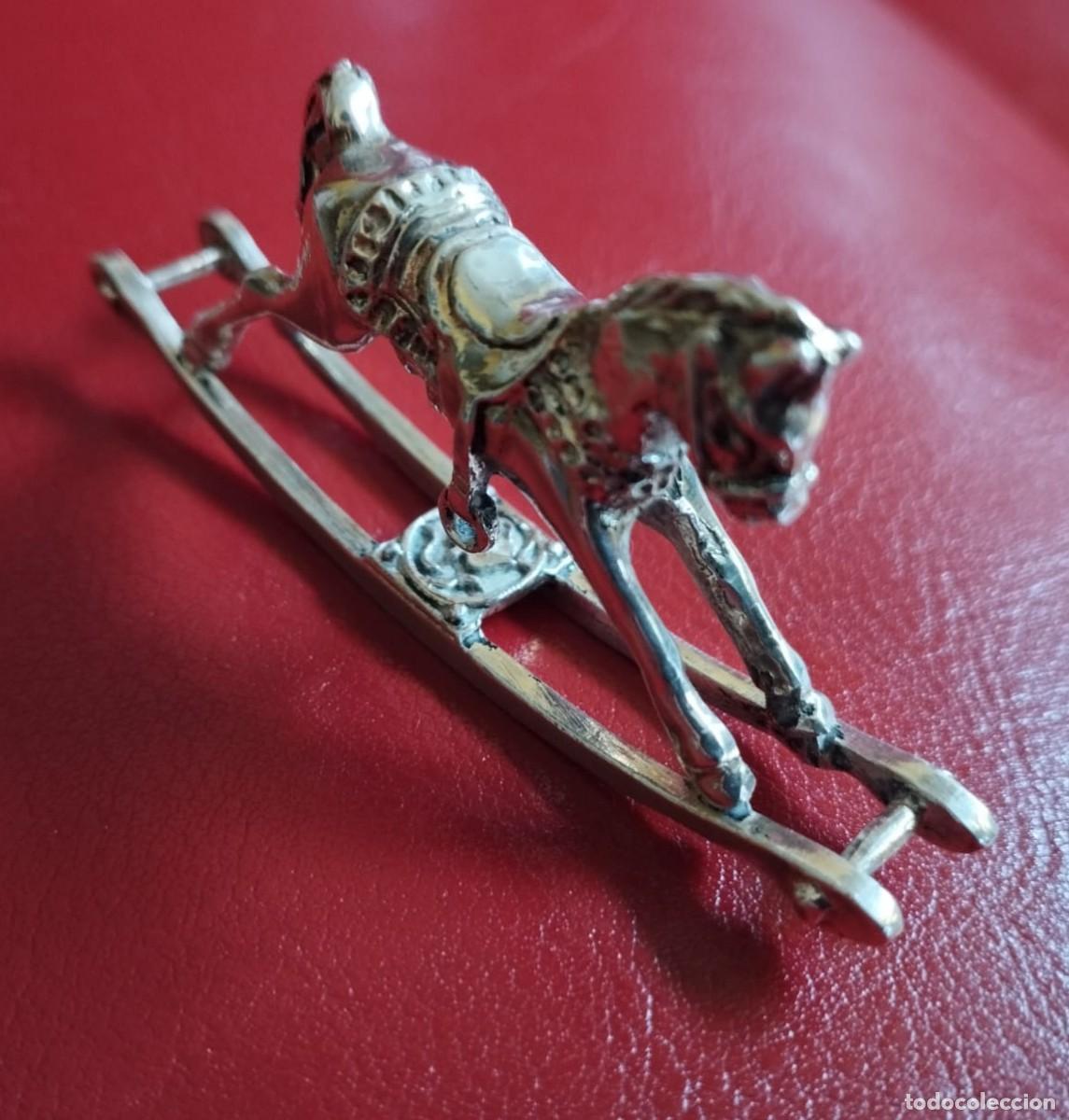 Casas de mu&ntilde;ecas: Caballo Balanc&iacute;n de Alpaca en Miniatura - Foto 2