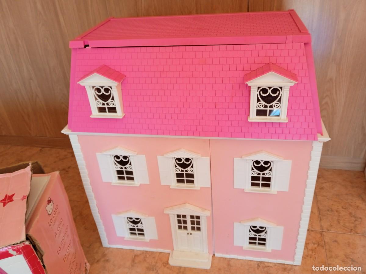 Casas de mu&ntilde;ecas: Antigua casa Hello Kitty en su caja - Foto 2