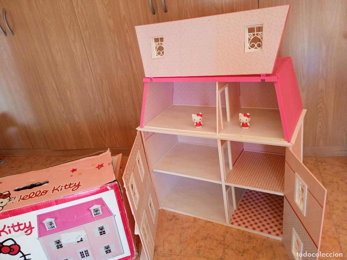 Casas de mu&ntilde;ecas: Antigua casa Hello Kitty en su caja - Foto 4