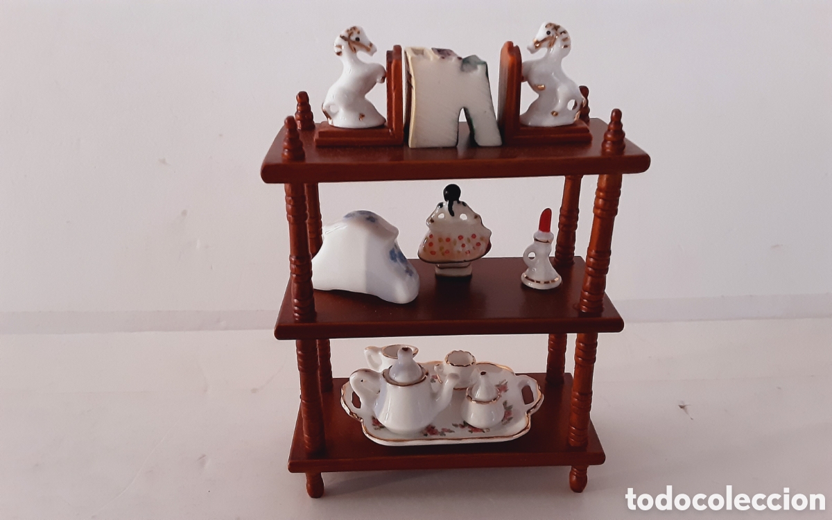 Casas de mu&ntilde;ecas: Miniatura Reutter. Estanter&iacute;a. Nueva. - Foto 2