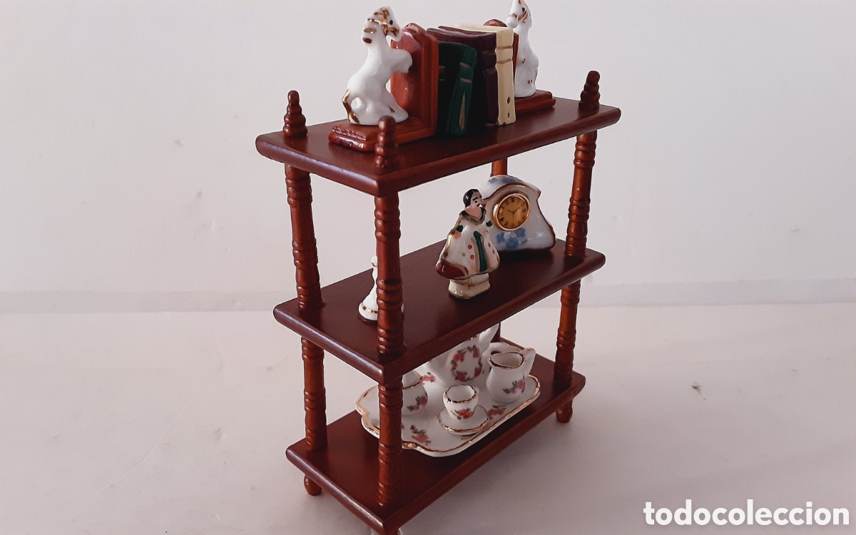 Casas de mu&ntilde;ecas: Miniatura Reutter. Estanter&iacute;a. Nueva. - Foto 3